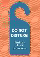 do not Birthday Card 14885 created by Dotted Line Designs
