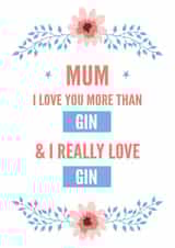 mum G&T Mothers Day Card 4803 created by Hello Fridays Studio