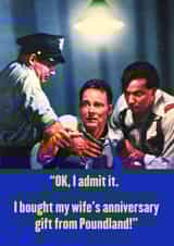 interrogation admit Anniversary Card 14574 created by Empty Roll Cards