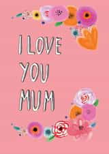 floral flowers Mothers Day Card 31902 created by Hello Hatty