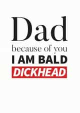 because you Father's Day Card 14470 created by Picardso