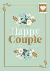 Floral Classic Card - To the happy couple created by Werlang Paper