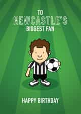 Football Soccer Birthday Card 15091 created by Little Monsters