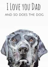 From the Dog dad Father's Day Card 24091 created by Jo Scott Art