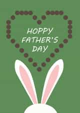 bunny rabbit Father's Day Card 38464 created by Julia Godridge