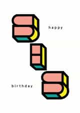 sister adult Birthday Card 14872 created by LS20 Letterpress Studio