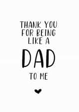 Father's figure Father's Day card created by The Monochrome Bow