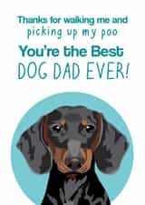 Best dog Dad Father's Day card created by Pet Friendly
