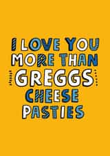 greggs cheese Anniversary Card 33593 created by @linesbehind