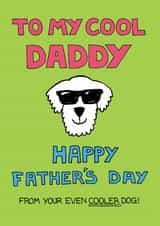 cool sunglasses Father's Day Card 1918 created by Off The Leash Cartoons by Rupert Fawcett