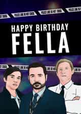 Line of Duty Birthday card created by Hey Huns It's Nicole
