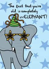 fact old Birthday Card 14078 created by OhJaye