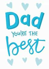 Dad You're The Best - Father's Day / Thank You Card created by Sweetpea Print Design