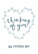 thinking you Father's Day Card 31452 created by Sweetpea Print Design