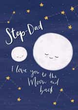 stepdad cute Father's Day Card 6396 created by Nicole Julia