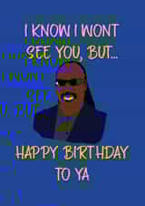 Stevie wonder Card 36827 created by Party Prop Shop