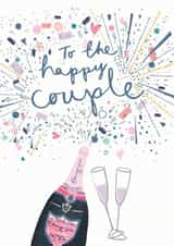 Champagne popping wedding/engagement created by Louise Tiler