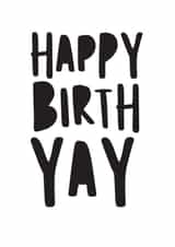 birth yay Birthday Card 8850 created by Russet and Gray