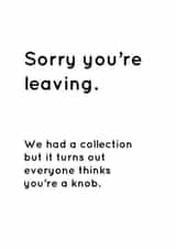 sorry collection Leaving Card 12009 created by #TrueStory Designs