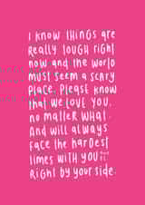 know things Thinking of you Card 13868 created by Mellow Doodles