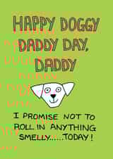 happy doggy Father's Day Card 1925 created by Off The Leash Cartoons by Rupert Fawcett