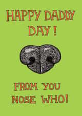 happy daddy Father's Day Card 24606 created by Off The Leash Cartoons by Rupert Fawcett