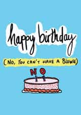 happy no Birthday Card 12609 created by Pretty/Insulting