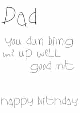 chav you Birthday Card 10221 created by Pippa Ray