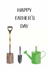 Gardener Father's Day card created by Olivia Morgan ltd
