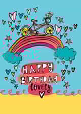 happy bike Birthday Card 14934 created by Alice Palace