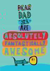 dad absolutely Father's Day Card 39061 created by Alice Palace