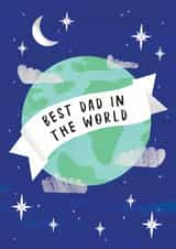 Best Dad in The World Card created by Lisa Parker