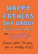 fathersday bump Father's Day Card 15141 created by Happy Octopus by Rupert Fawcett