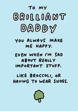 Brilliant Daddy Father's Day card created by Veronica Dearly