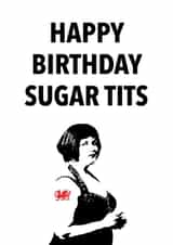 welsh sugar Birthday Card 13711 created by Winnie's Design