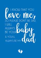 Babyloss bornsleeping Father's Day Card 15371 created by Kimberley dobison