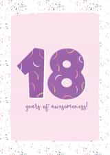 18 typography Birthday Card 14261 created by Her Design World