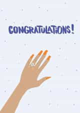 ring wedding Congratulations Card 14264 created by Her Design World