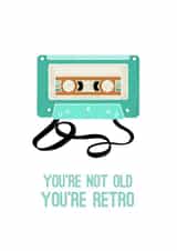 Old retro Birthday Card 5889 created by Leanne Parkinson