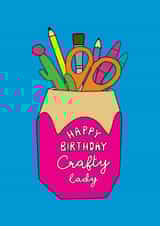 Crafty Lady Birthday Card created by Hayley Victory