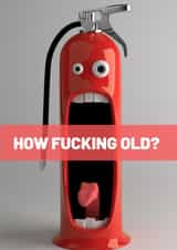 old funny Birthday Card 39702 created by Twisted Thoughts