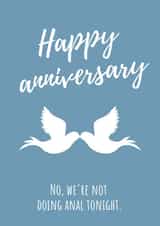 no anal Anniversary Card 15280 created by Hardly Appropriate