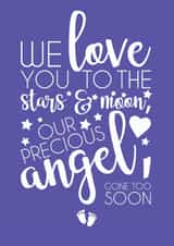 angel misscarriage Thinking of you Card 15374 created by Kimberley dobison