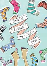 Socks Blown Off Achievement Card created by Nicola Scott