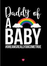 daddy dad New Baby Card 15415 created by A Piece of HeART UK