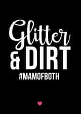 glitter and New Baby Card 15417 created by A Piece of HeART UK