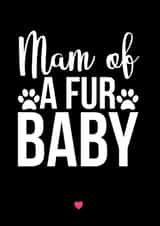 mam fur Mothers Day Card 39583 created by A Piece of HeART UK