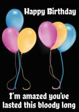 birthday rude Card 34965 created by Nicky Bennett