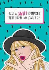 swift reminder Birthday Card 13553 created by Bonne Nouvelle