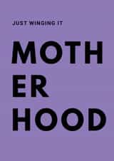 Motherhood Funny New Baby Card 13395 created by Duper Cards